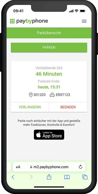 643d3bf16149076d570d672f App Screen Web Parking