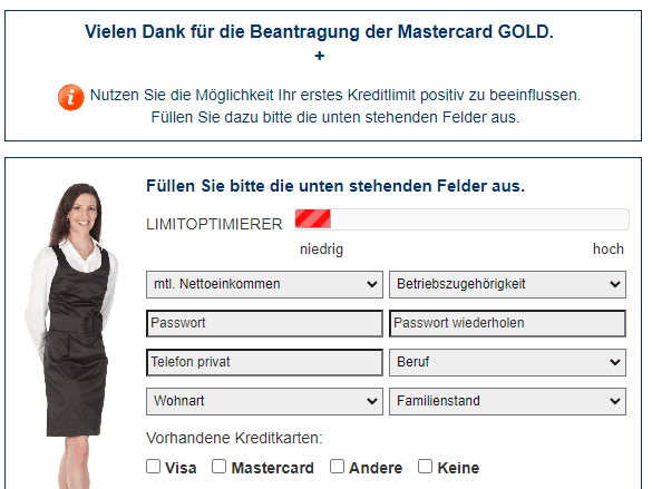 gebuehrenfrei mastercard limit optimierung
